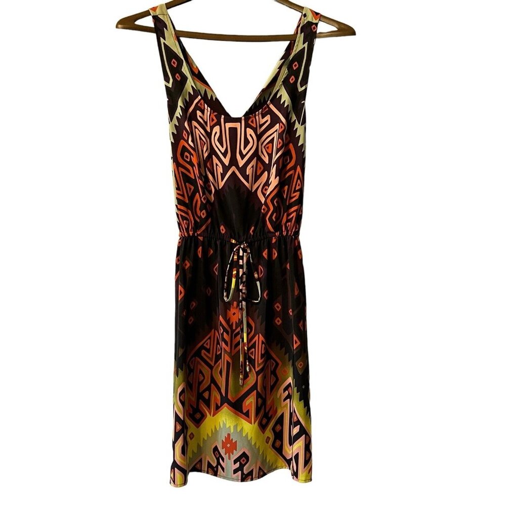 Donna Morgan Dress‎ Size 10 Sleeveless Knee Length Colorful Travel Beach Classic